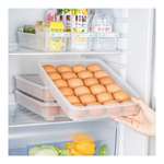 24 Grids Plastic Egg Box Container Holder Tray With Lid
